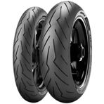 Pirelli Diablo Rosso III 110/70R17 54H ve 150/60R17 66H Motosiklet Ön-Arka Takım Lastiği (Yaz) (Üretim Tarihi Danış)