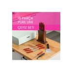 Pirge 35076 Pure Line 15 Parça Çeyizlik Bıçak Seti