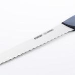 Pirge 37009 Gastro Gri 22.5 cm Geniş Pro Ekmek Bıçağı