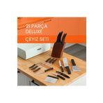 Pirge Çeyizlik Deluxe - 21 Parça Bıçak Seti