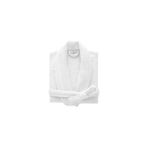 Pırıltı Collection Şal Yaka Bornoz - 3XL - Beyaz