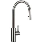 Pirinç Cilalı Krom Tek Kulplu Tek Delikli Tezgah Üstü Lavabo Kurulumu Sıcak Ve Soğuk Su Çevirmeli Mutfak Musluğu(Brushed Nickel)