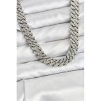 Pirinç Cuba Chain Gurmet Model Kolye - Ebj251219w38837