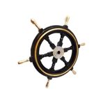 Pirinç Denizcilik Grubu Marine Aksesuar-Ahşap Dümen-61*61*5 Cm-Jttr2394