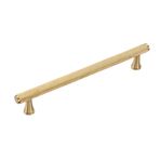 Pirinç Dolap Kulpları Altın Mobilya Kulpları Bakır Çekmece Kulpları Ağır Hizmet Tipi Gardırop Kapı Kulpları Dolap Donanımı, 192mm