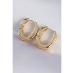 Pirinç Gold Renk Kalın Kemik Model Küpe - TJ-BKP8980