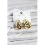 Pirinç Gold Renk Vintage Kadın Küpe - Tj-Bkp11627