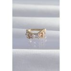 Pirinç Gold Renk Zirkon Taş Kaplama Earcuff Küpe