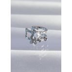 Pirinç Gümüş Renk İncili Ahtapot Earcuff Küpe - EBJ240820W26732