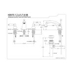 Pirinç KB972B Viktorya Çağı Breitgefaechert Wc Musluk Meşe ve Porselen Kulp, Cilalı B - Option-1 - 001-Renkli