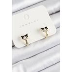 Pirinç Kuromi Model Gold Renk Çocuk Küpe Çok Renkli