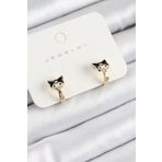 Pirinç Kuromi Model Gold Renk Çocuk Küpe - Tj-Bkp10904