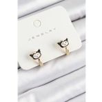 Pirinç Kuromi Model Gold Renk Çocuk Küpe - Tj-Bkp10909