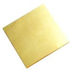 Pirinç Levha Pirinç Levha Metal DIY için Yüksek Saflıkta, 1 Adet 1,5 mm Kalınlık/100 * 200 Mm