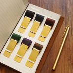 Pirinç Siyah Metal Pirinç + Deri Kalem Klipsi Kalem Kutusu Çok Fonksiyonlu Para Fatura Klipsi Dizüstü Aksesuarları (Yurt Dışından) - Renkli - Pencil Bags