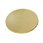 Pirinç Yuvarlak Plaka Metal Damgalama Boş Yuvarlak Aksesuar Kalınlığı 3Mm 1 Adet/Çap: 100 Mm