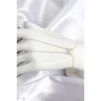 Pirinç Zirkon Taşlı Kelebek Model Gold Renk Şahmeran - Lisinya - 001-Renkli