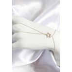 Pirinç Zirkon Taşlı Yıldız Model Gold Renk Kadın Şahmeran - Lisinya - 001-Renkli