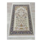 PIRLANTA 100 TARAK İPEKSİ SECCADE KREM GRİ