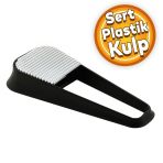 Pırlanta Çekmece Mutfak Dolap Kapak Kulpu Kulbu Mat Siyah Krom Sert Plastik Kulp