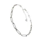 Pırlanta Parlaklığında Zirkon Taşlı 925ayar Gümüş Tasarım Choker Kolye