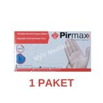 Pirmax Large 100 Adet Tek Kullanımlık Vinil Muayene Eldiveni