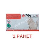 Pirmax Medium 100 Adet Tek Kullanımlık Vinil Muayene Eldiveni
