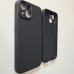 Pirok Store iPhone 13 Apple İle Uyumlu Logosuz Kamera Korumalı İçi Kadife Esnek Soft Silikon Kılıf - Siyah