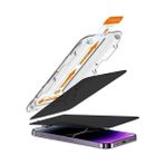 Pirok Store iPhone 15 Promax Uyumlu Hayalet Ekran Koruyucu Kolay Uygulama Aparatlı Antistatic 9h Hd Temperli Cam - iPhone 15 Pro Max