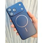 Pirok Store iPhone 17 Pro (6.3 Inç) Uyumlu Darbeye Dayanıklı Ultra Ince Pc Premium Telefon Kılıfı - Lacivert