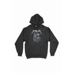 Pisa Art Metallica Skull Siyah Sweatshirt Hoodie