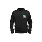 Pisa Art Nasa Baskılı Siyah Sweatshirt