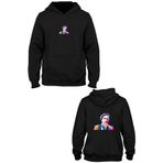 Pisa Art Pablo Escobar Ön Arka Baskılı Kanguru Cepli Kapşonlu Sweatshirt Bll1137