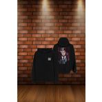 Pisa Art Peaky Blinders Thomas Shelby Ön Sırt Baskılı Tasarım Kapüşonlu Unisex Beyaz Hoodie Sweatshirt