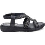 Pisagor PS-32360 Kadın Günlük Taşlı Sandalet - Siyah