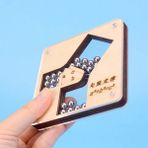 Pisagor Teoremi Deney Seti Mini 9cm x 9cm Öğrenci Modeli Demonte