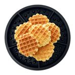 Pişirme için Waffle Kalıp,Silikon Waffle Kalıp - Yapışmaz Fırın Tepsisi Kalıbı - Kurabiye Çikolata Makinesi, Silikon Waffle Makinesi Pişirme Tepsisi, El Sanatları için Yapışmaz Kek Kalıbı, Sabun, Çiko