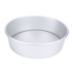 Pişirme Için Yuvarlak Kek Tavaları - 10 inç Yuvarlak Kek Anodize Alüminyum Kek Tavaları Düğün Doğum Günü Partisi Için Çıkarılabilir Temel Pişirme - Şef Kaliteli Kek Taveleri