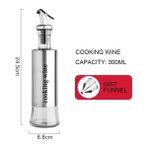 Pişirme Şarap Baharat Kavanozları Paslanmaz Çelik Cam Yağ Sızdırmaz Yağ Şişesi Sirke Pot Mutfak Ev Yağ Tankı Sos Baharat Organizatör (Yurt Dışından) - Pepper Shakers - Renkli