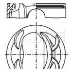 PISTON SEGMAN 77MM STD MINI N12 B14 A R56 PEUGEOT EP3 207 308 MAHLE 081PI00128000