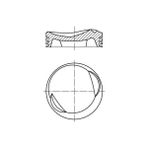 PISTON SEGMAN STD 84mm BMW M20 B25 E30 E34 MAHLE 0811500