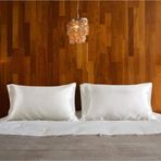 Pistore Beyaz Ekru Ipek Saten Yastık Kılıfı 50 X 70 2'Li