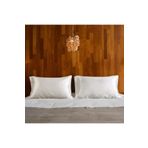 Pistore Beyaz Ekru Ipek Saten Yastık Kılıfı 50 X 70 2'Li