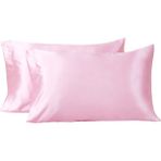 Pistore Pembe İpek Saten Yastık Kılıfı 50 x 70 cm. 2'li