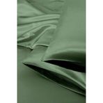 Pistore Soyut Yeşil Mat İpek Saten Yastık Kılıfı 50 X 70 2'Li