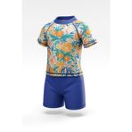 pistyle Erkek Çocuk Çok Renkli T-Shirt-Alt Mayo li Takım