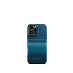 Pitaka Military-grade Iphone 16 Pro Magsafe Uyumlu Aramid Fiber Telefon Kılıfı - Mavi