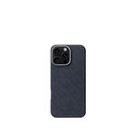 Pitaka Monogram Iphone 16 Pro Max Magsafe Uyumlu Aramid Fiber Telefon Kılıfı - Siyah