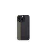 Pitaka Tactile Woven Iphone 15 Pro Max Magsafe Uyumlu 600d Aramid Fiber Overture Telefon Kılıfı - Siyah