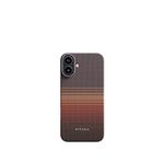 Pitaka Tactile Woven Iphone 16 Plus Magsafe Uyumlu Telefon Kılıfı - Turuncu